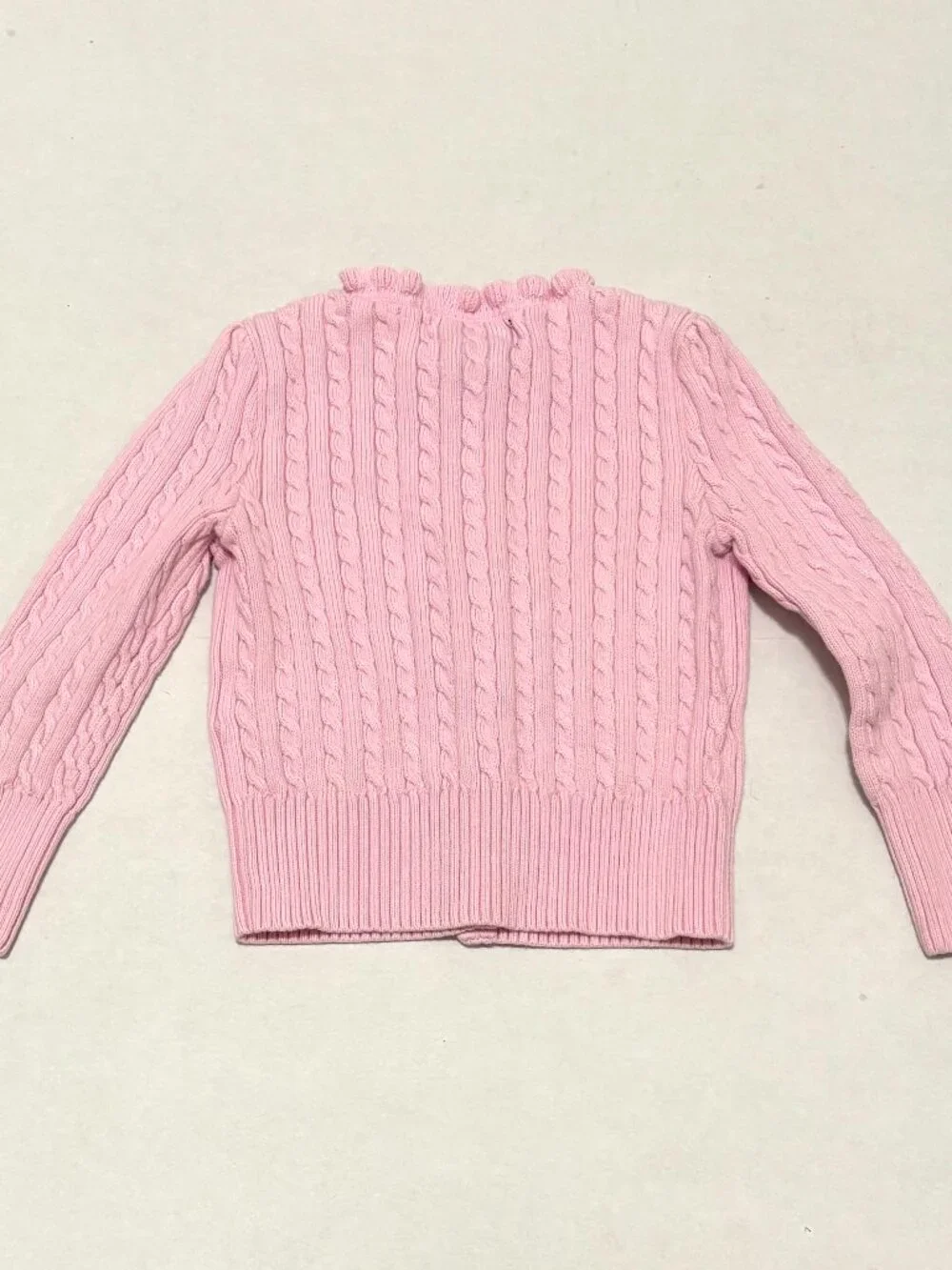 Ralph Lauren Toddler Girls Pink Cable Cardigan Size 2T